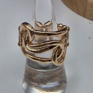 Paparazzi Gold Chain-Link Women's Ring (933)